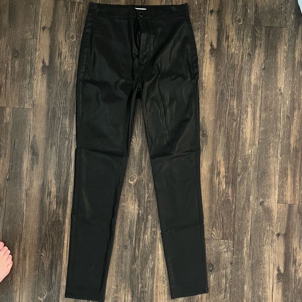 Black Leather Pants
